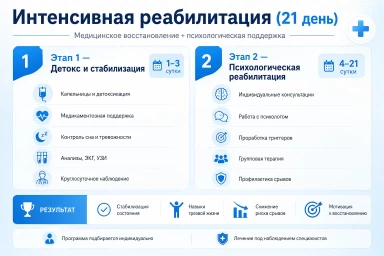 Реабилитация за 21 день в Кронштадте